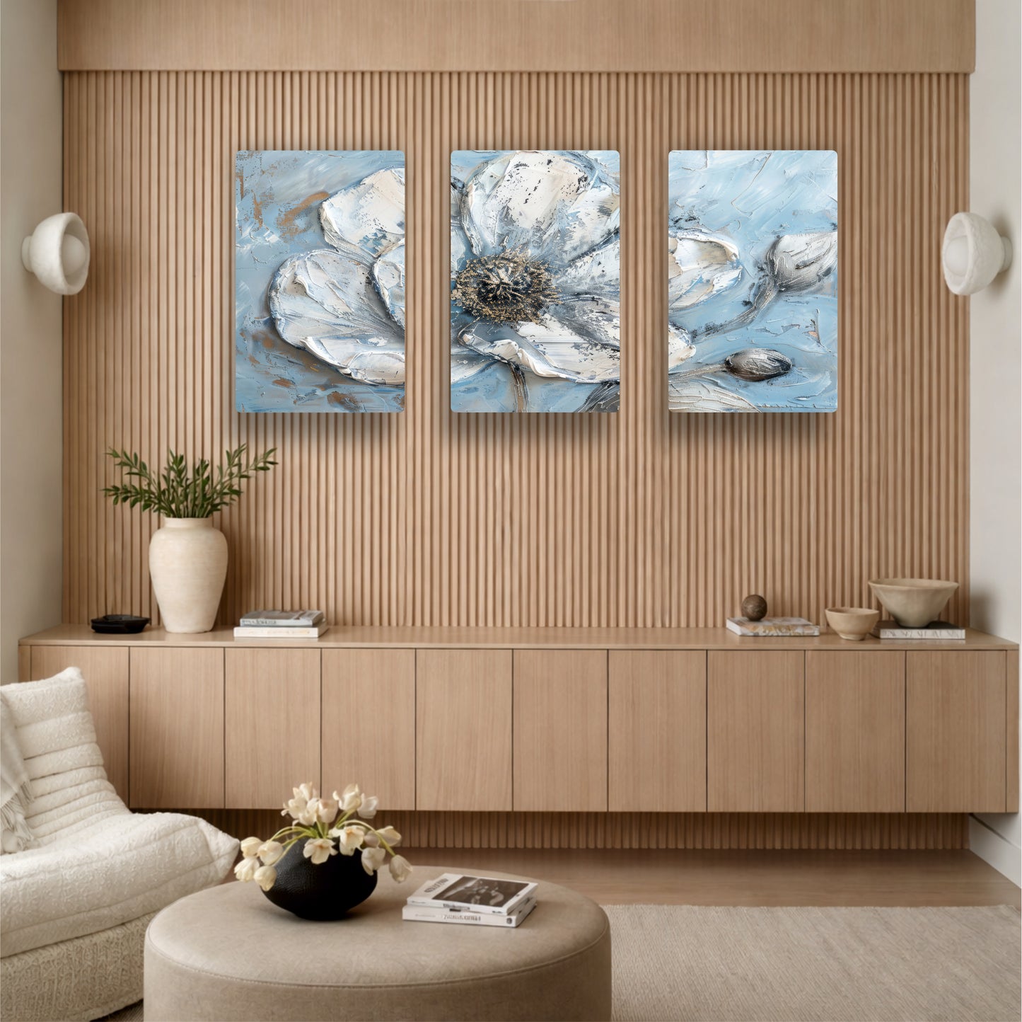 Classic White Botanical Elegance Wall Collection