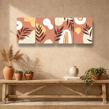 Modern Earth Tone Botanical Art