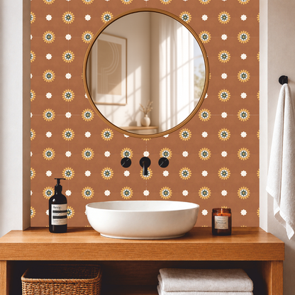 Vintage Terracotta Tile Sticker