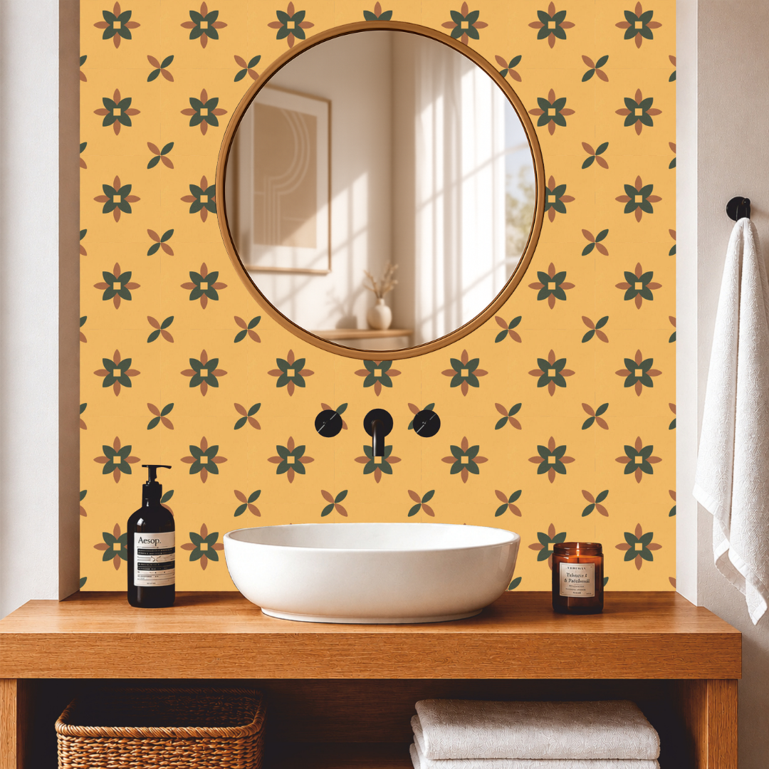 Tuscan Wildflower Tile Sticker