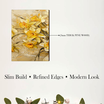 Yellow Daffodil Bouquet Wall Decor