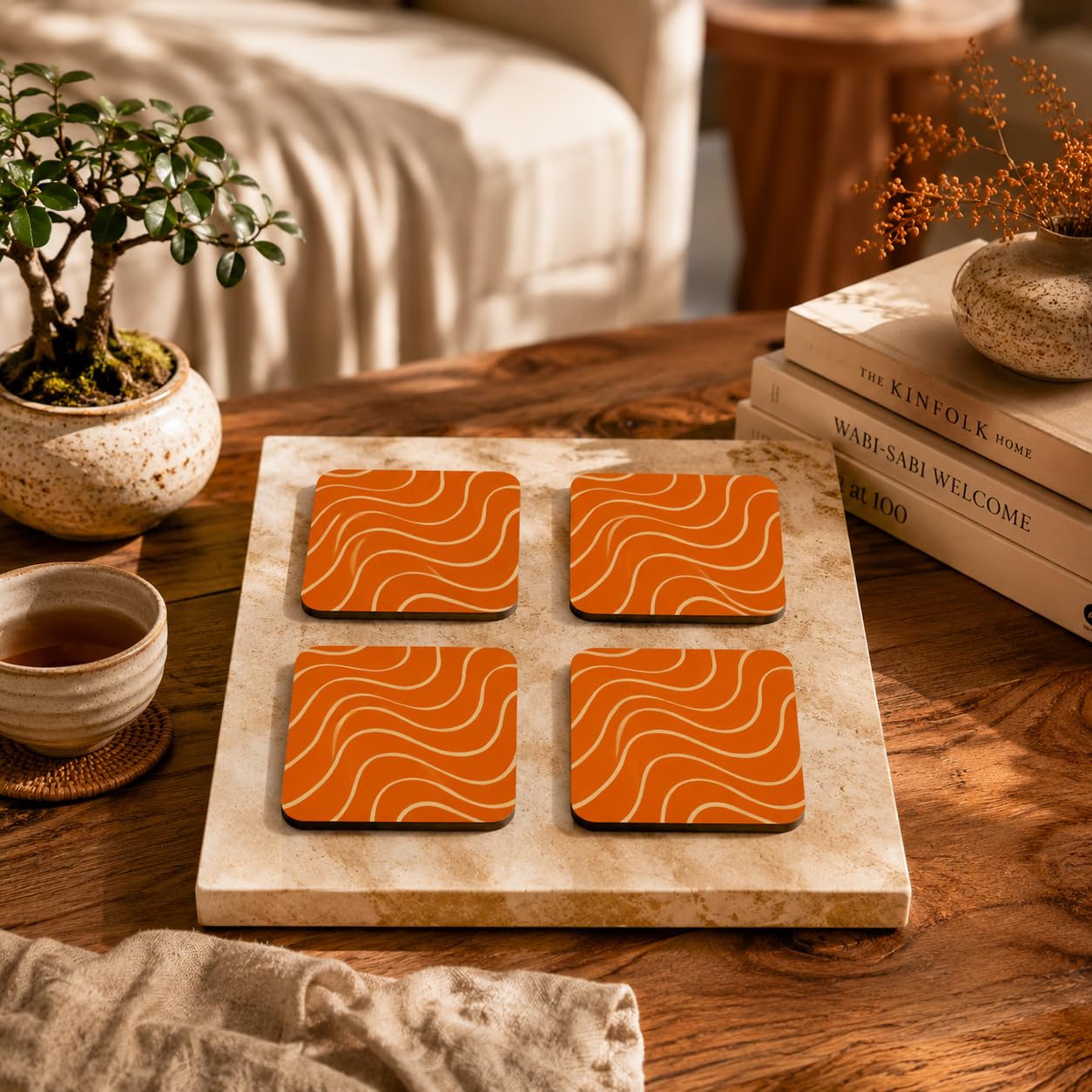 Cocoa Waves Coasters Pack of 4