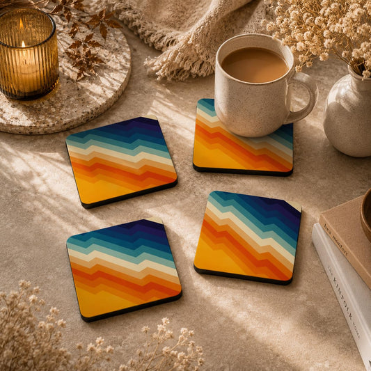 Ocean Sunset Coasters Pack of 4