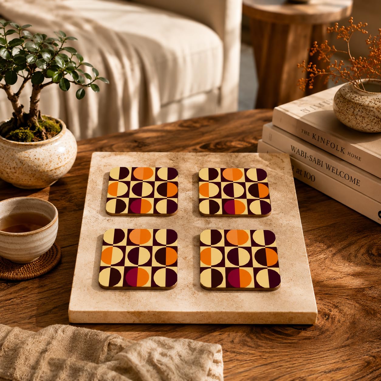 Celestial Sketch Coasters Pack of 4