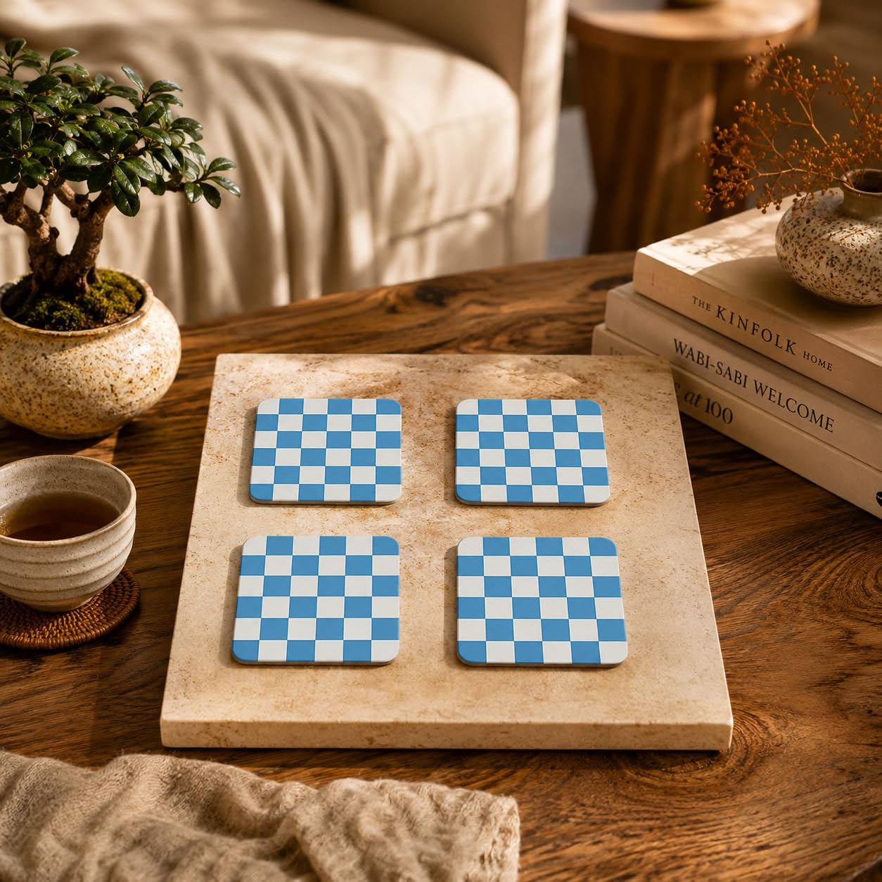 Blush Horizon Coasters Pack of 4