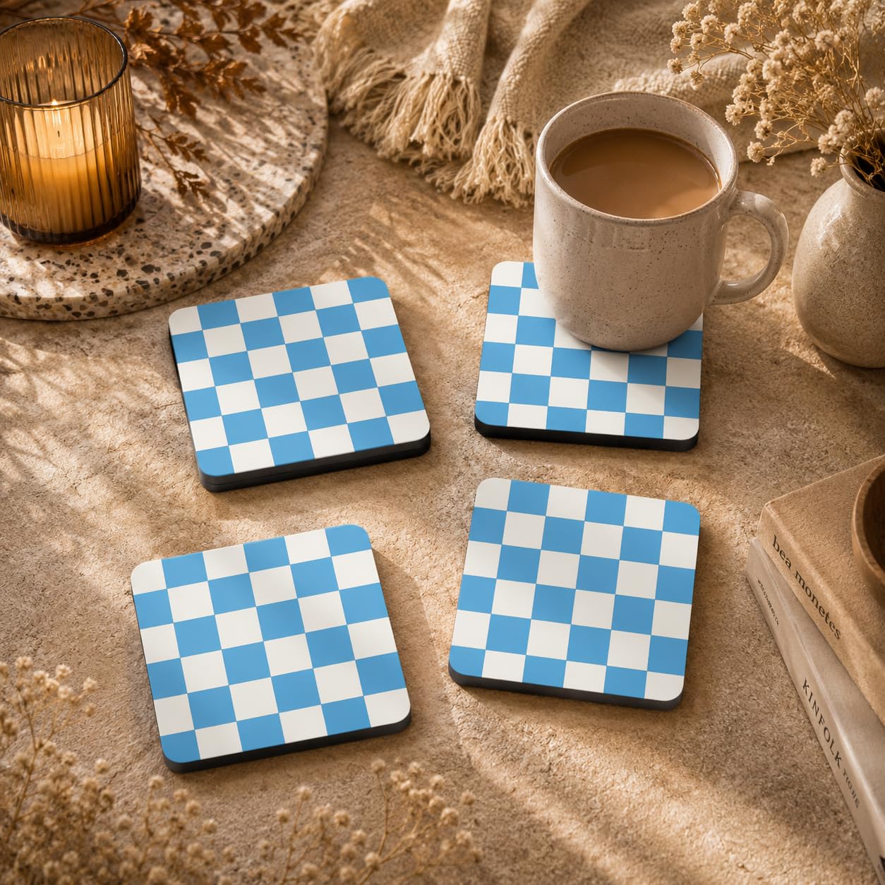 Blush Horizon Coasters Pack of 4