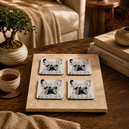 French Bulldog Coasters Pack of 4