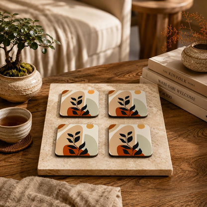 Organic Forms Coasters Pack of 4