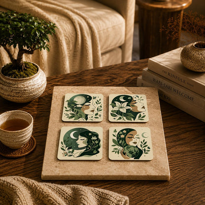 Nature Goddess Coasters Pack of 4