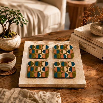 Mod Wave Coasters Pack of 4