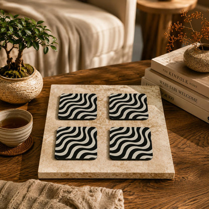 Bold Lines Coasters Pack of 4