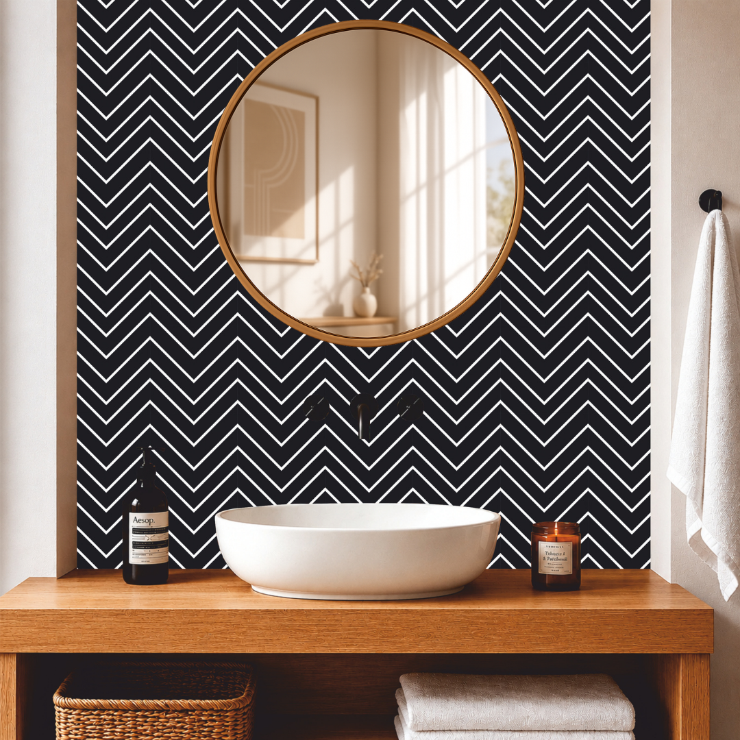 Minimalist Chevron Tile Sticker