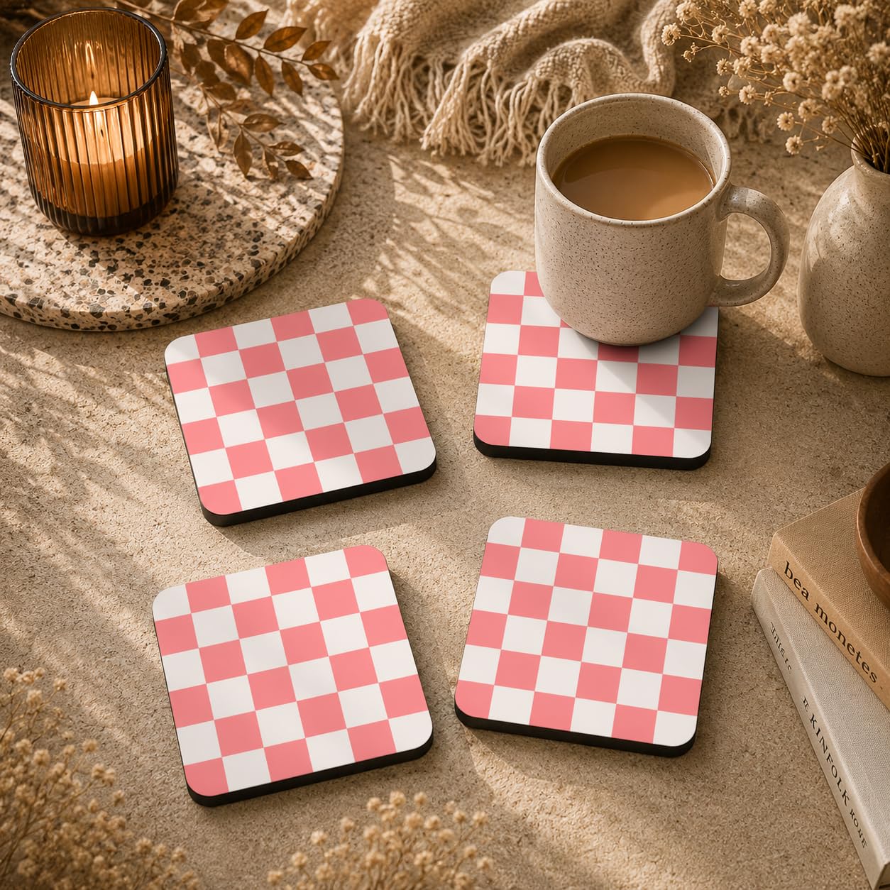 Radiant Horizon Coasters Pack of 4