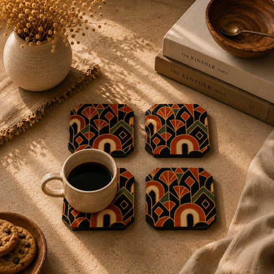 Floral Breeze Coasters Pack of 4