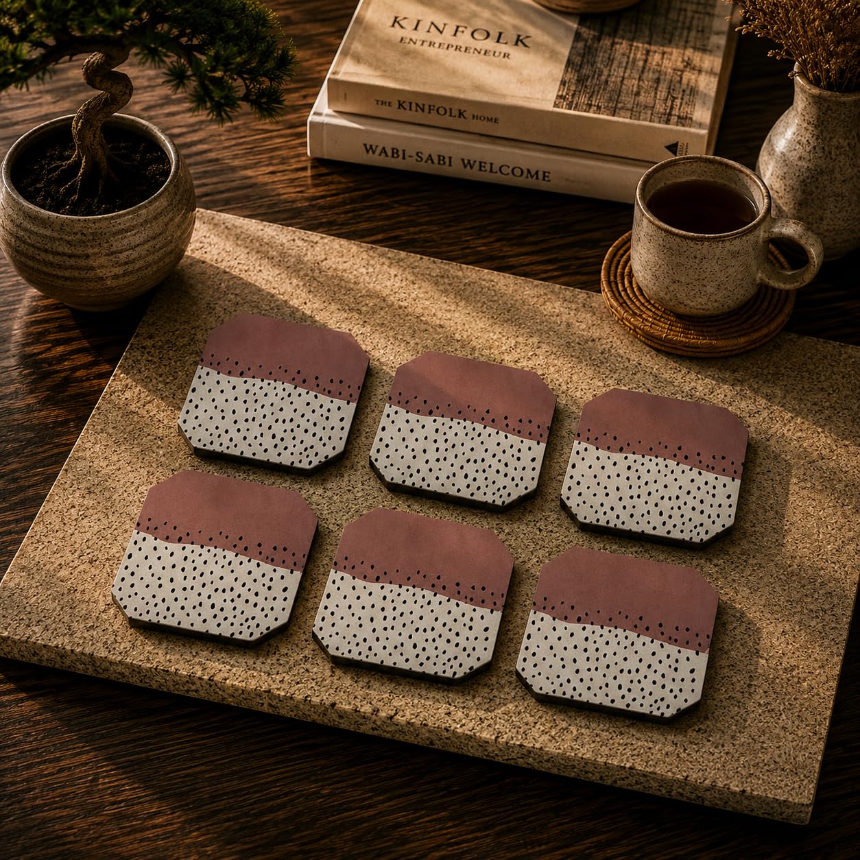 Terracotta Speckle Coaster