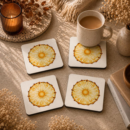Nature's Pomegranate Coasters Pack of 4