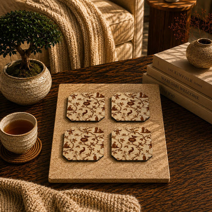 Countryside Charm Coasters Pack of 4