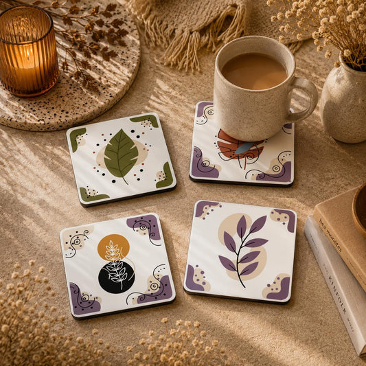 Natural Elements Coasters Pack of 4