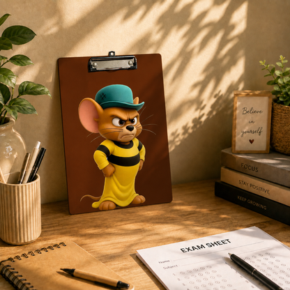 Little Hero Mouse Clipboard – Animated Character Design