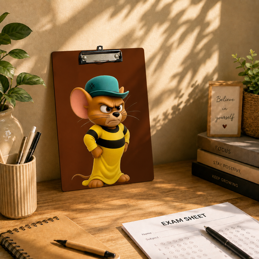 Little Hero Mouse Clipboard – Animated Character Design