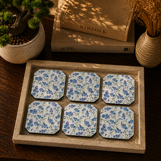 Bluebell Meadow Coaster Set Of 6