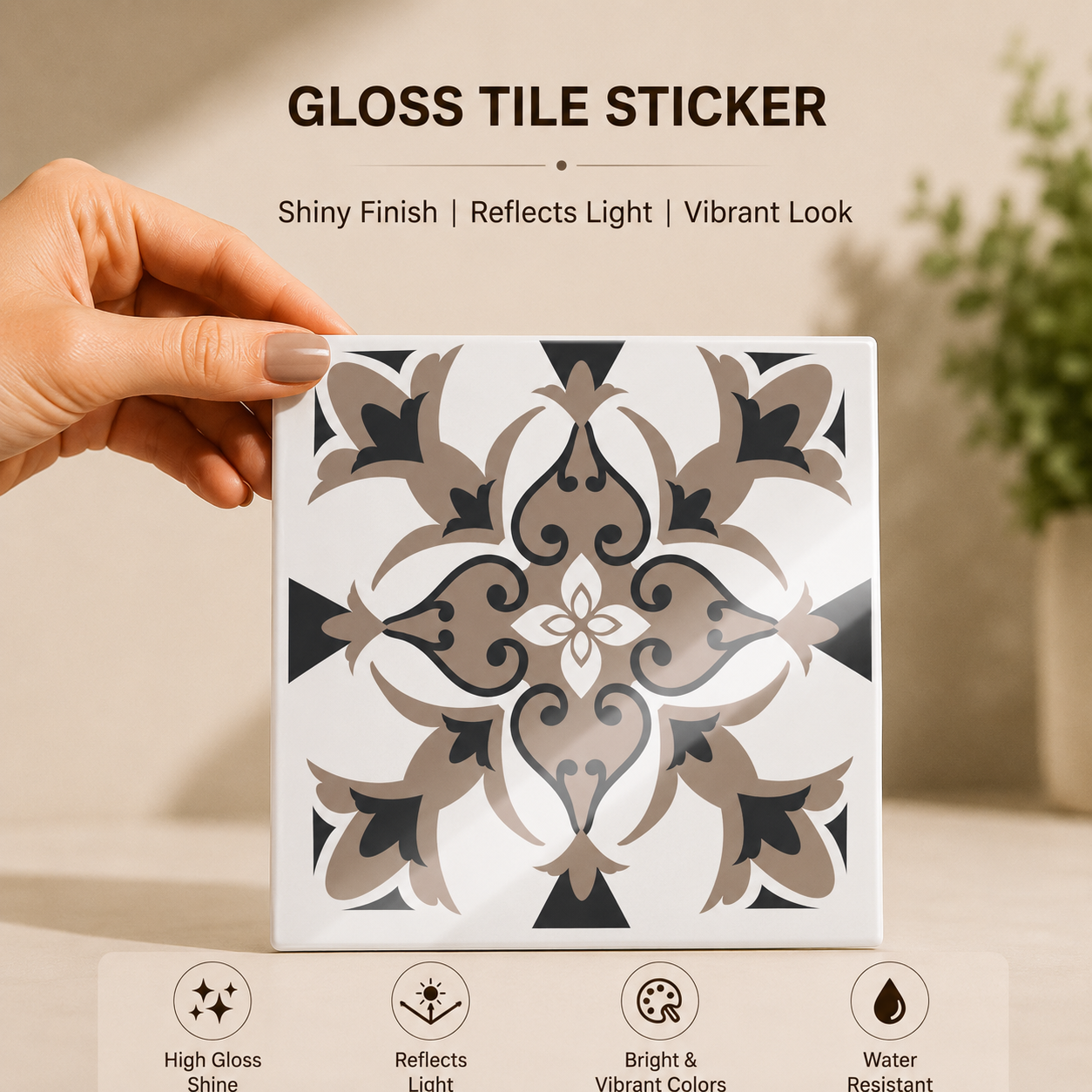 Mediterranean Mosaic Tile Sticker Collection
