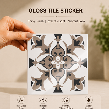 Mediterranean Mosaic Tile Sticker Collection