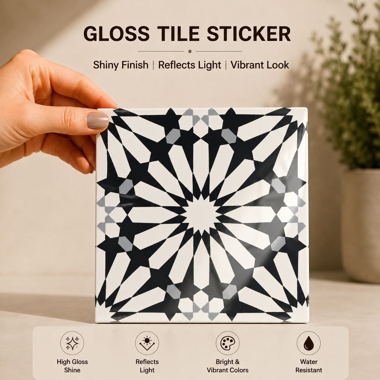 Classic Moroccan Wall & Floor Tile Sticker