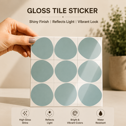 Minimalist Pebble Tile Sticke