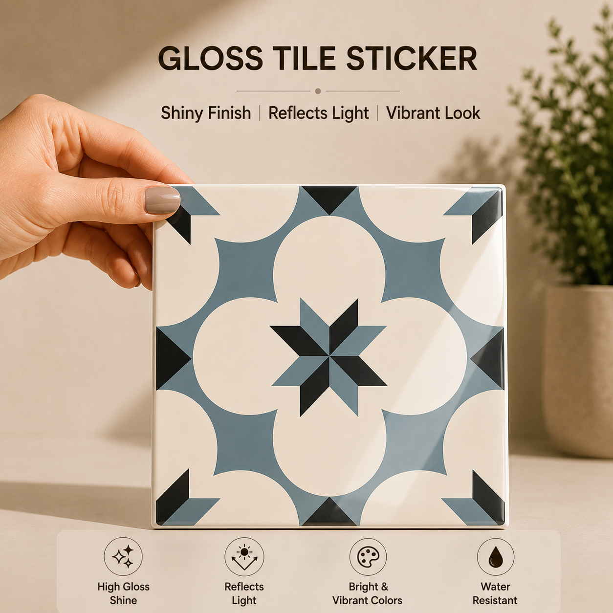 Classic Moroccan Wall & Floor Tile Sticker
