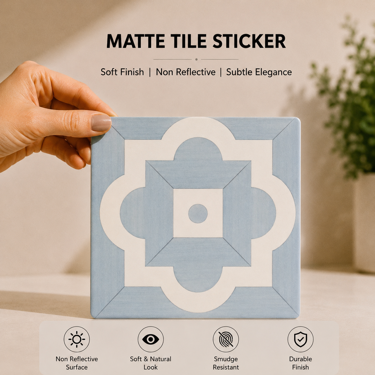 Contemporary Geometric Wall Tile Sticker