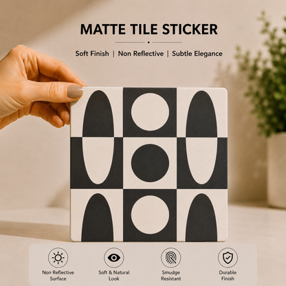 Contemporary Circle Pattern Tile Sticker