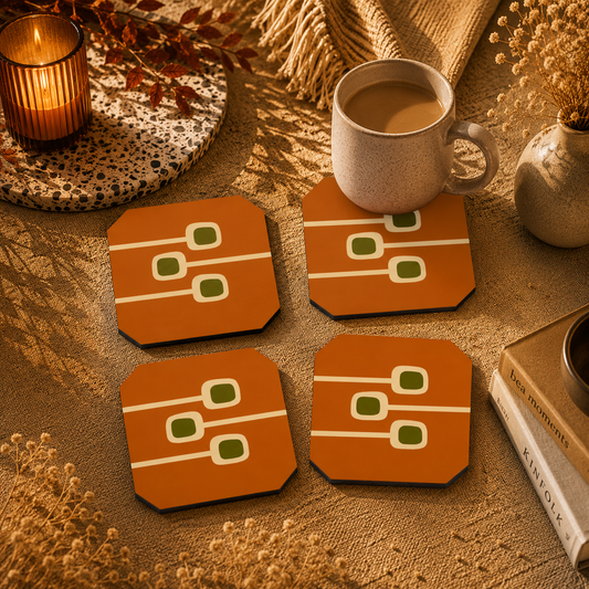 Cottage Bloom Coasters Pack of 4