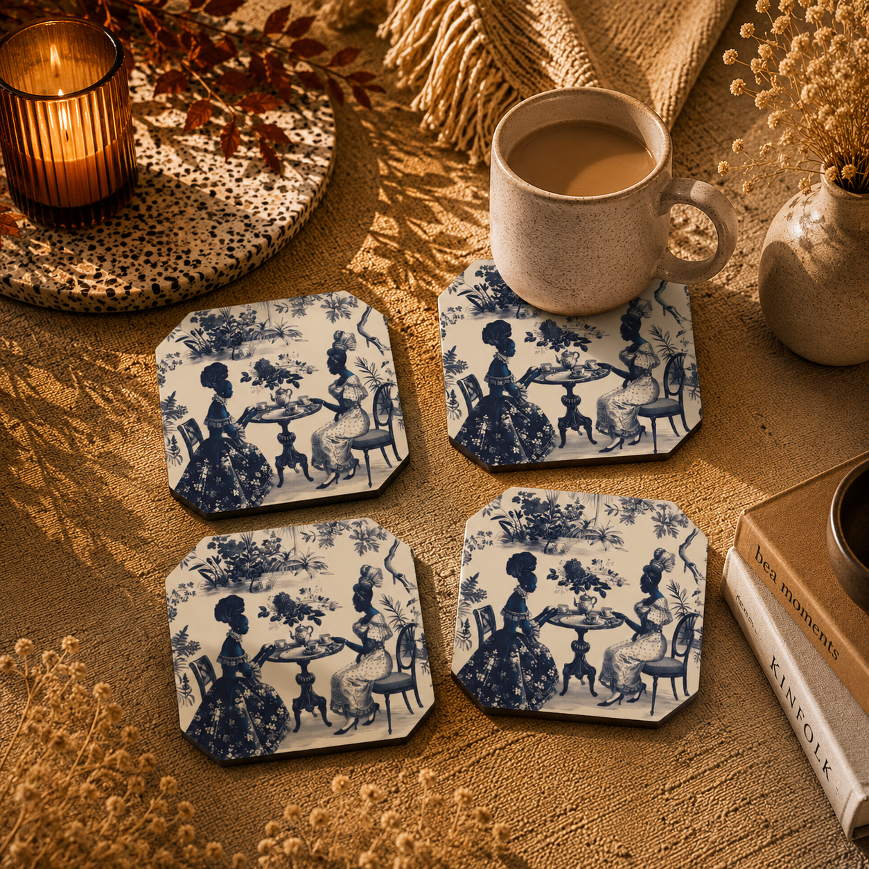 French Countryside Coasters Pack of 4