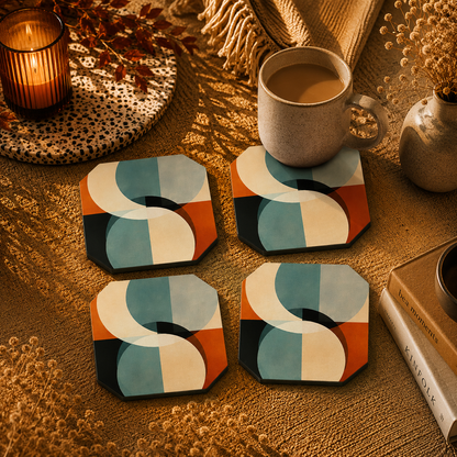 Celestial Whiskers Coasters Pack of 4