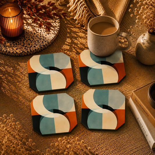 Celestial Whiskers Coasters Pack of 4