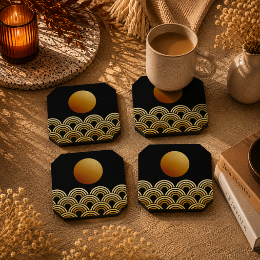 Aurora Glow Coasters Pack of 4