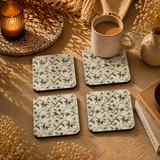 Floral Breeze Coasters Pack of 4