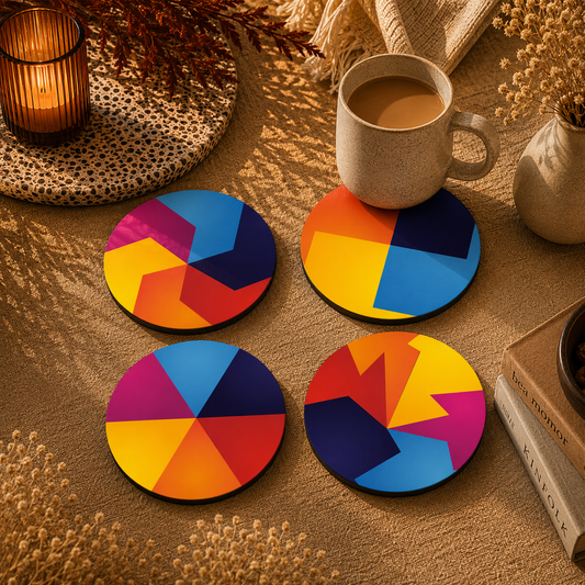 Southwestern Wooden Coasters Set of 4