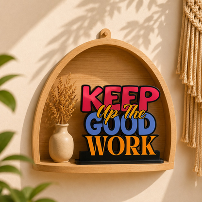 Get Shit Done Funny Motivational Table Top Decor