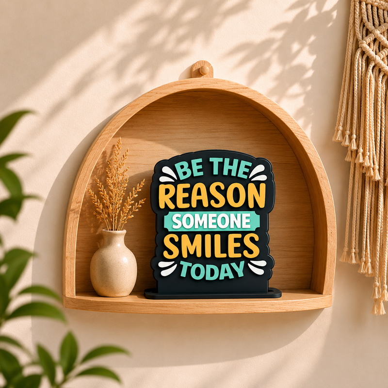 Be The Reason Someone Smiles Today Inspirational Table Top Decor