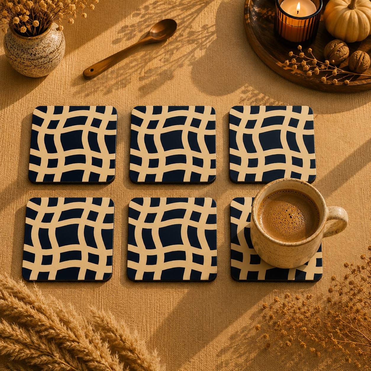 Artisan Weave Coasters Pack of 6
