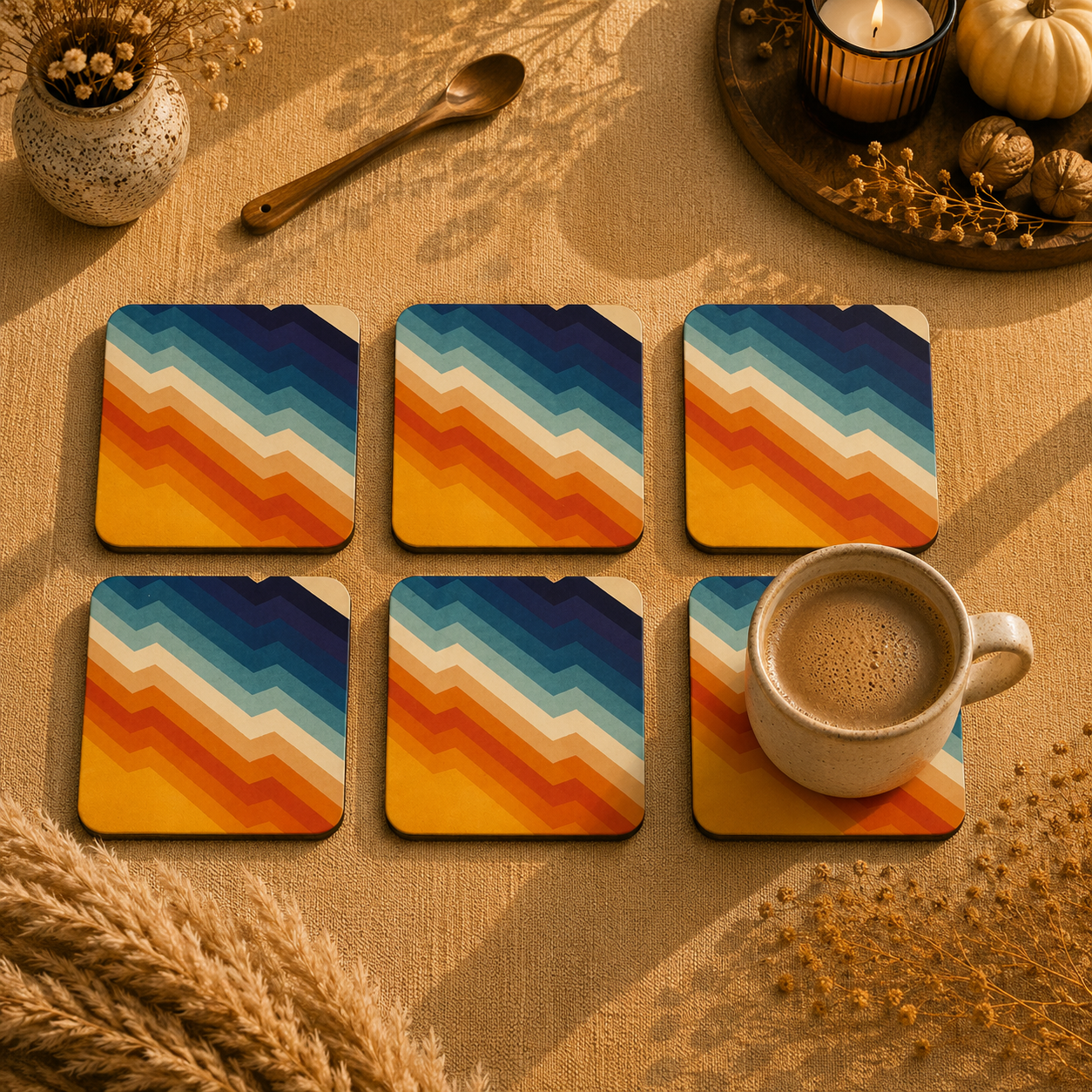 Colorwave Coasters Pack of 6