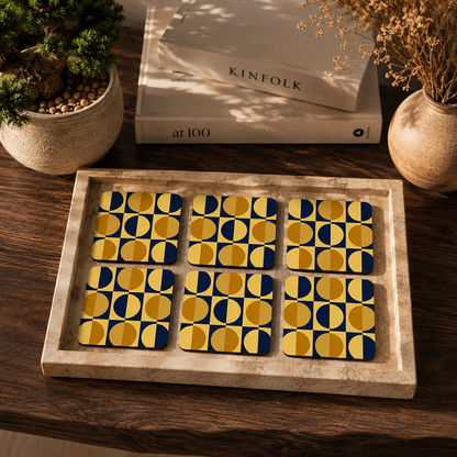 Mod Circle Coasters Pack of 6