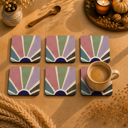 Deco Prism Coasters Pack of 6