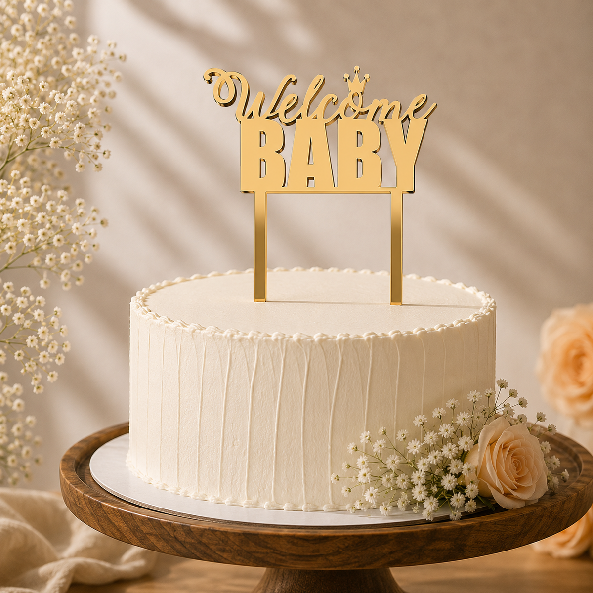 Love Script Decorative Cake Topper