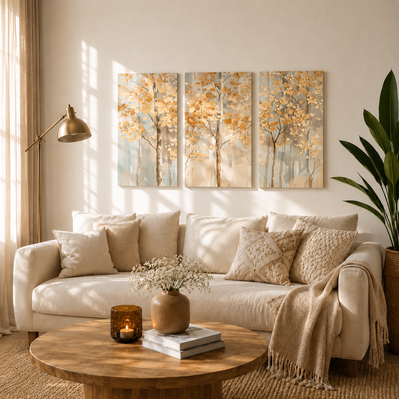 Tranquil Autumn Woods Wall Art