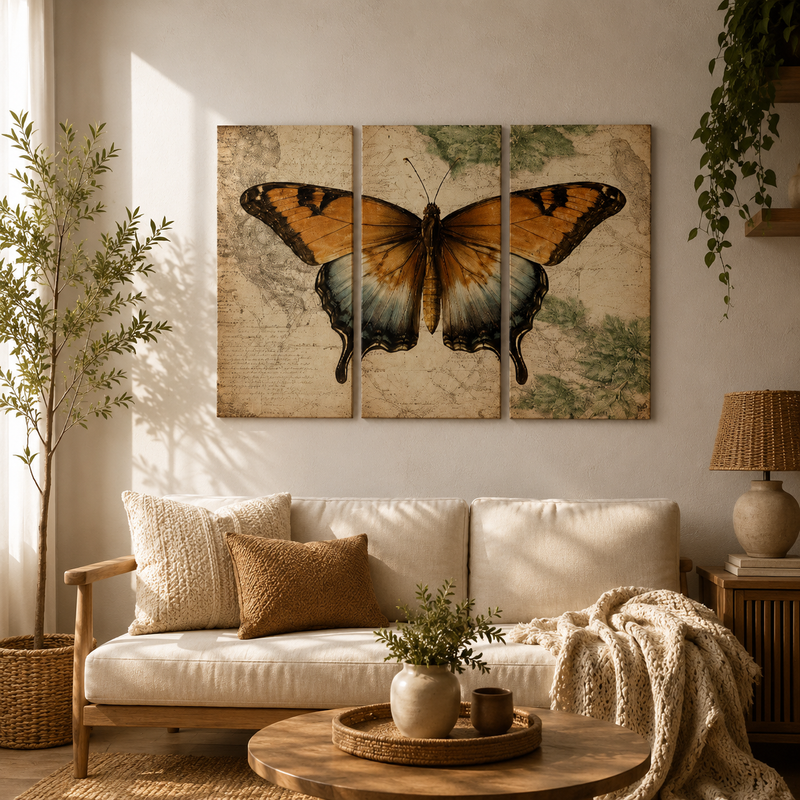 Nature Inspired Butterfly Wall Art