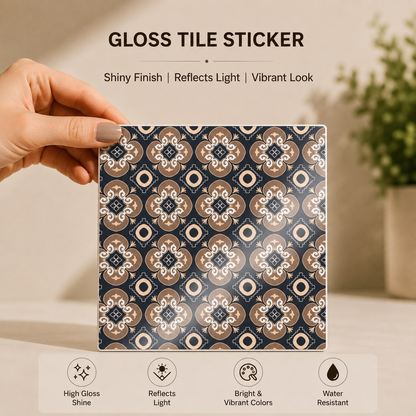 Royal Quatrefoil Tile Sticker