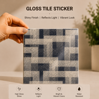 Abstract Stipple Tile Sticker